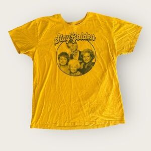 Yellow Golden Girls “Stay Golden” Tee